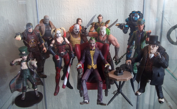 Figures based on the video game Batman: Arkham City.