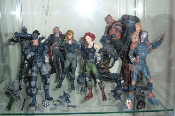 Figures based on the video game Metal Gear Solid.