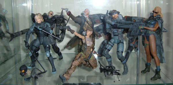 Figures based on the video game Metal Gear Solid 2: Sons of Liberty.