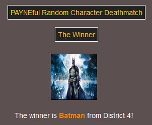 Yay. The Winner