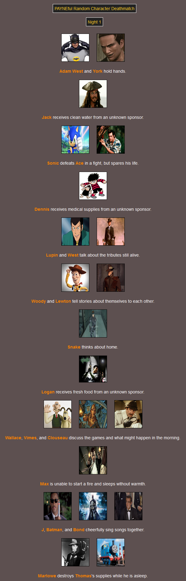 J probably gets them to sing "Nod Yo' Head". Maybe. Night 1