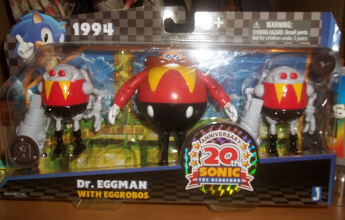 Classic Dr. Robotnik Figure with EggRobos