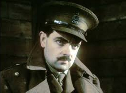 Suddenly, Captain Edmund Blackadder!