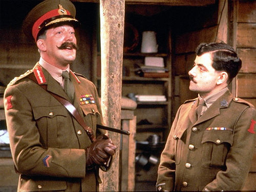 General Melchett and Blackadder