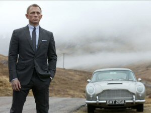 Bond with Aston DB5