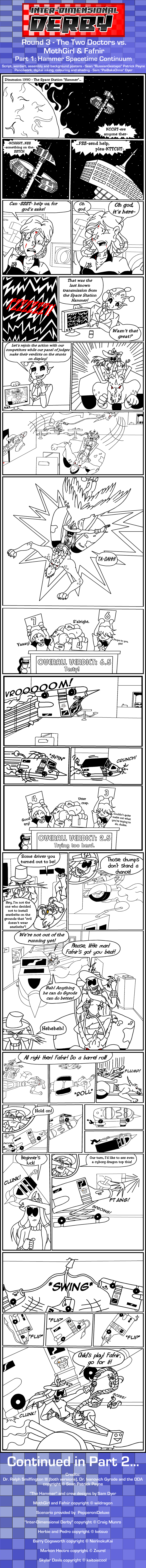 13 - Round 3 (vs. MothGirl and Fafnir), Part 1 - Hammer Spacetime Continuum
