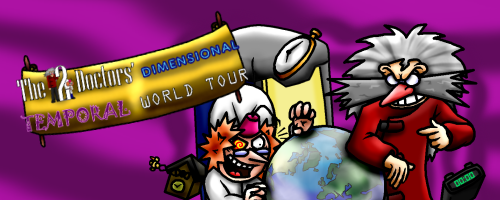 The Two Doctors' Dimensional Temporal World Tour webcomic series
